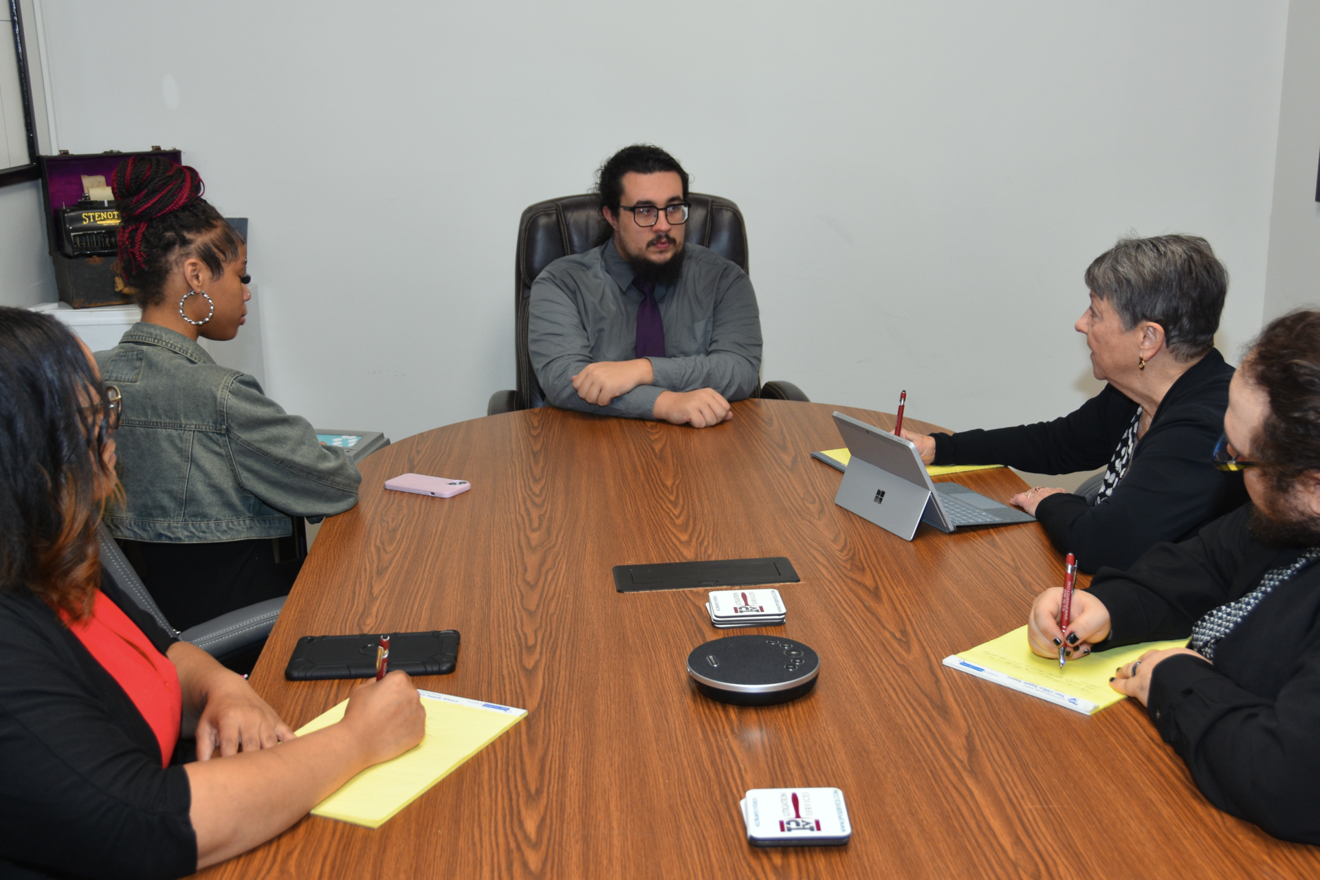 Conference Room in Use
