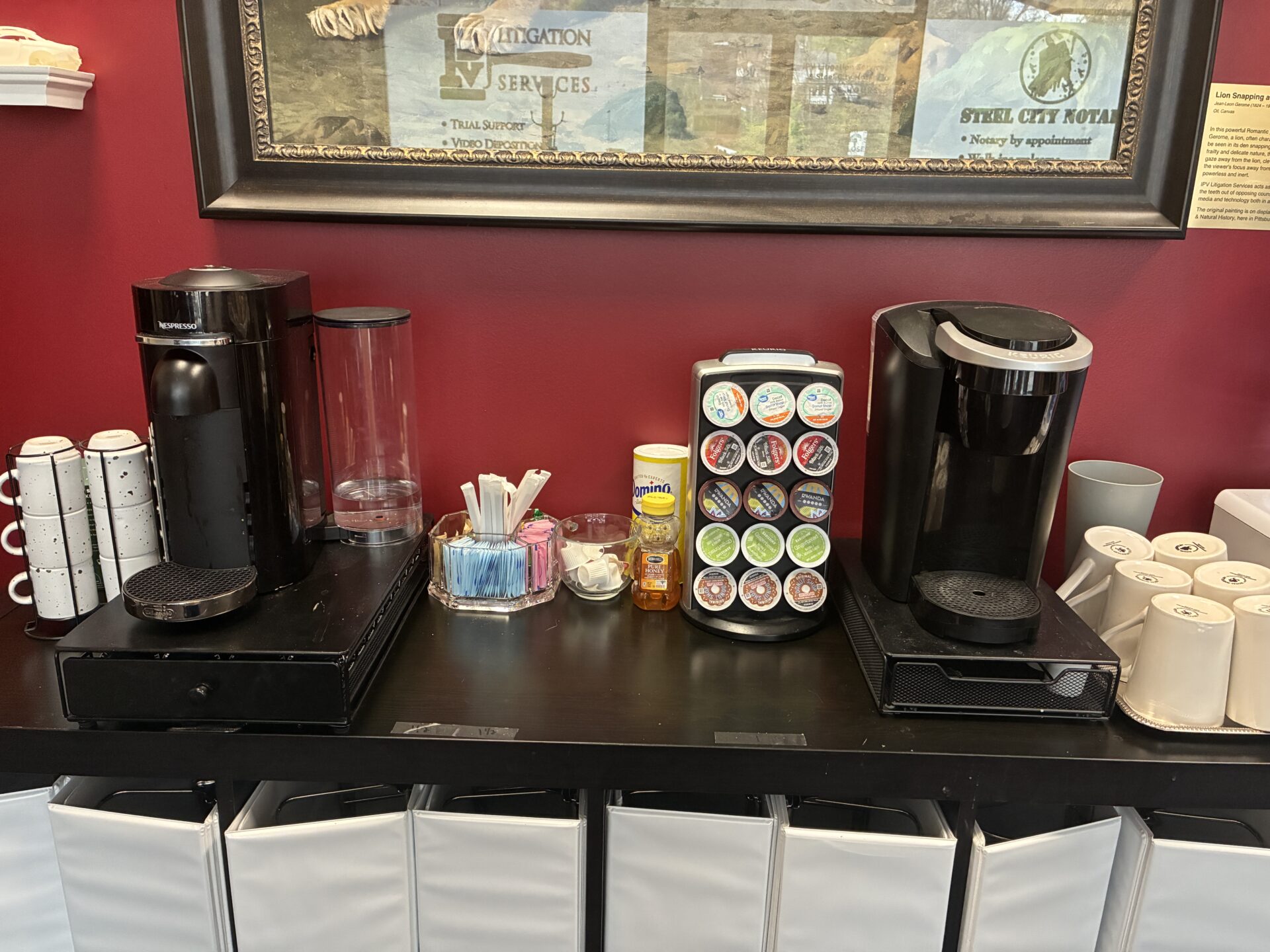 Coffee Bar at IPV Litigation Services